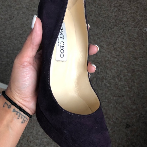 Jimmy choo suede heels size 6 - Picture 2 of 3